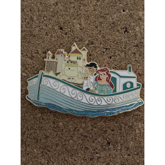 Disney WDI Little Mermaid Ariel Eric Storybook Canal Boat Ride Pin LE 300 HTF - Picture 2 of 3